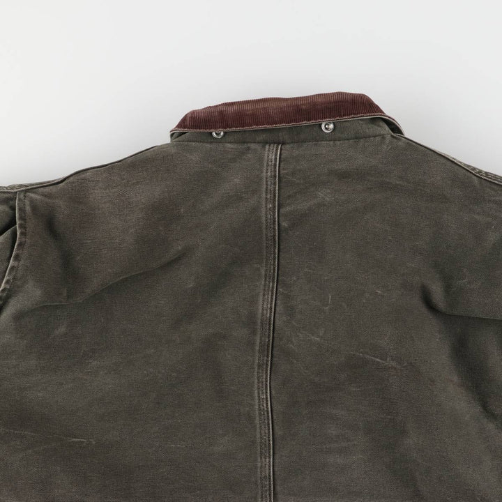Carhartt Traditional Jacket Duck Work Jacket Made in USA Men's XL cotton Khaki type sage green Vintage Second Hand