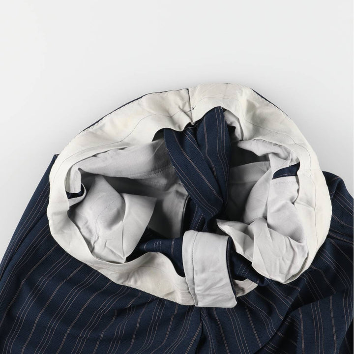 ~90'S Striped Pattern Flare Pants Men's W33 Vintage unclear navy blue type Vintage Second Hand