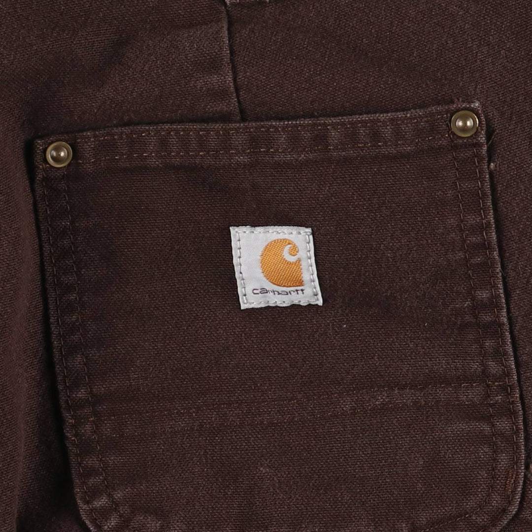 Carhartt ORIGINAL FIT Double Knee Duck Painter Pants Women's L (w28) cotton brown type Vintage Second Hand