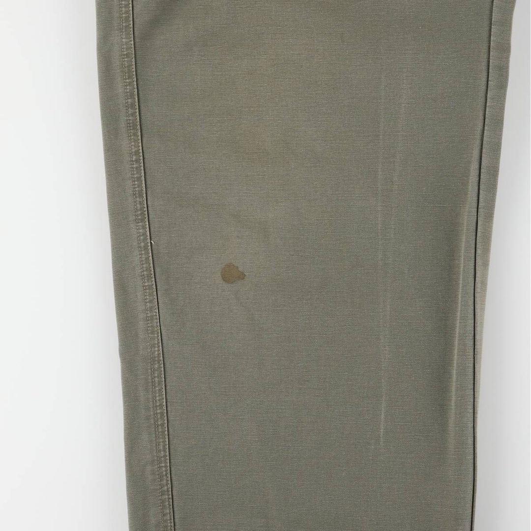 Eddie Bauer cargo pants for men, size W35 cotton Khaki type sage green Vintage Second Hand