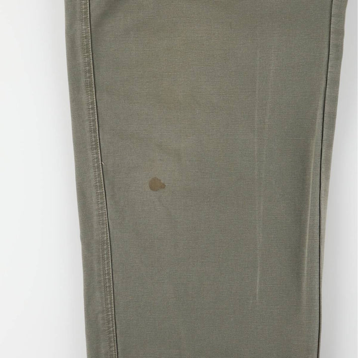 Eddie Bauer cargo pants for men, size W35 cotton Khaki type sage green Vintage Second Hand