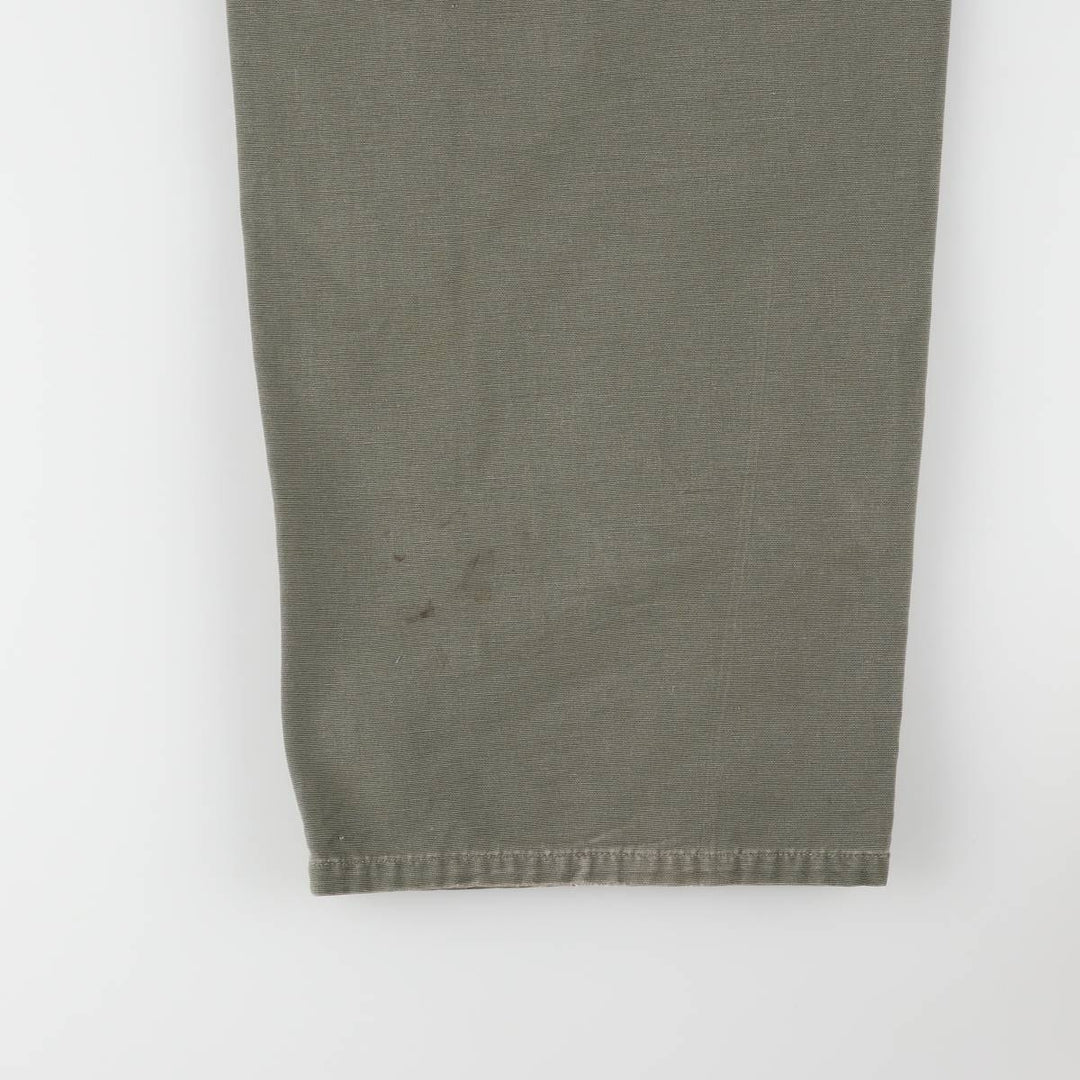 Eddie Bauer cargo pants for men, size W35 cotton Khaki type sage green Vintage Second Hand