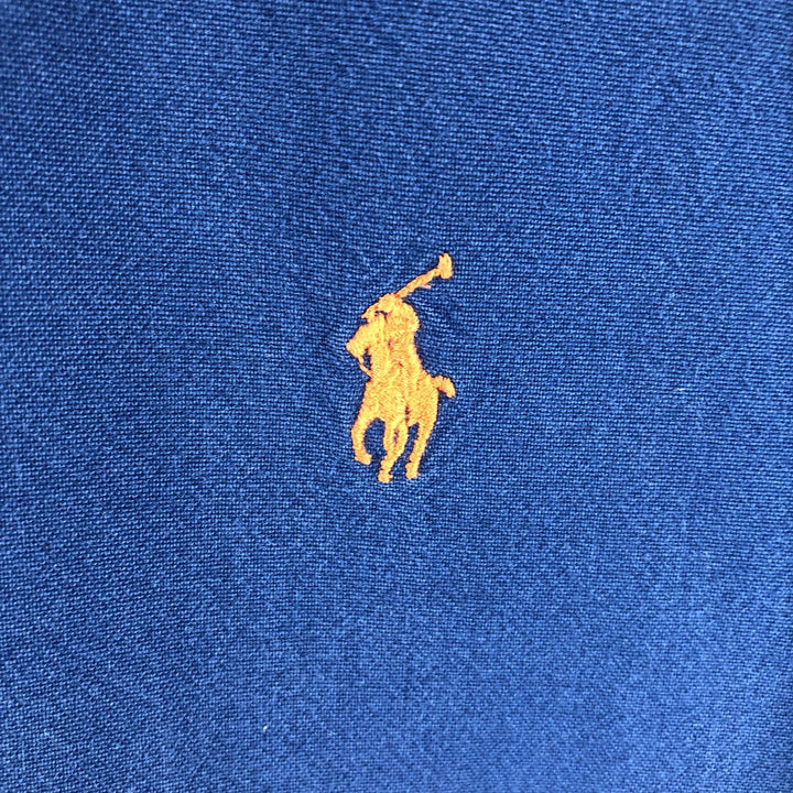 Ralph Lauren CUSTOM FIT long sleeve button down shirt, men's size L cotton blue type Vintage Second Hand