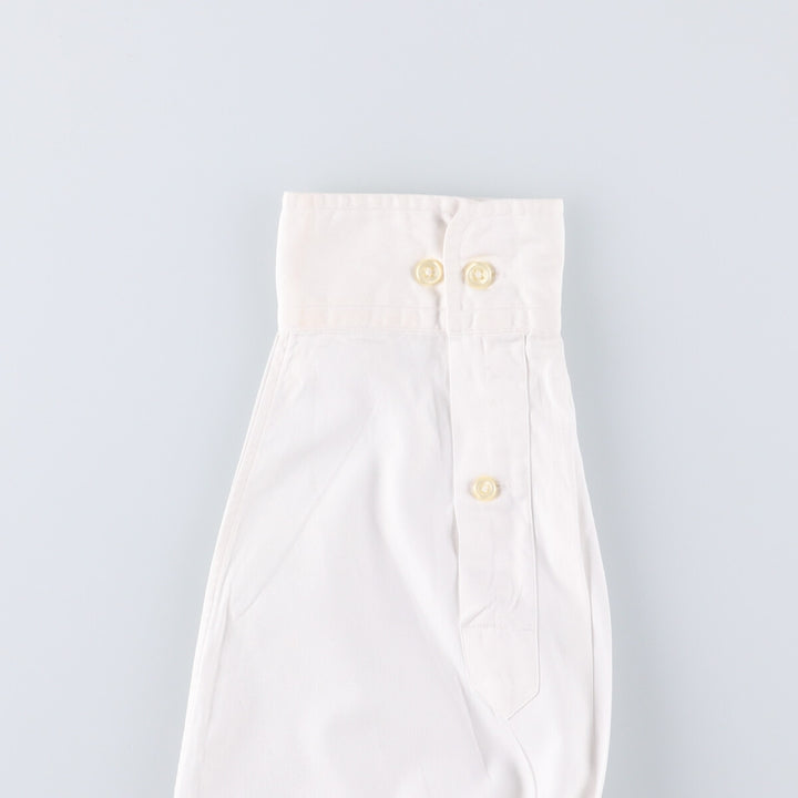 Ralph Lauren Classic Fit Long Sleeve Button Down Shirt, Men's Size L cotton white type Vintage Second Hand