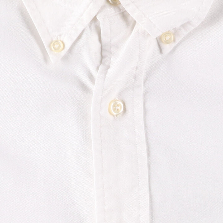 Ralph Lauren YARMOUTH long sleeve button down shirt, men's size L cotton white type Vintage Second Hand