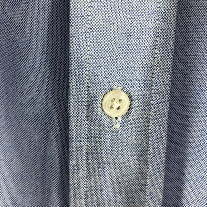 Ralph Lauren YARMOUTH long sleeve button down shirt, men's size L cotton Blue type light blue Vintage Second Hand