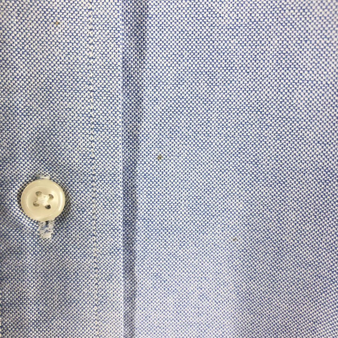 Ralph Lauren YARMOUTH long sleeve button down shirt, men's size L cotton Blue type light blue Vintage Second Hand