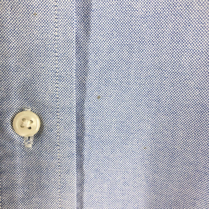 Ralph Lauren YARMOUTH long sleeve button down shirt, men's size L cotton Blue type light blue Vintage Second Hand