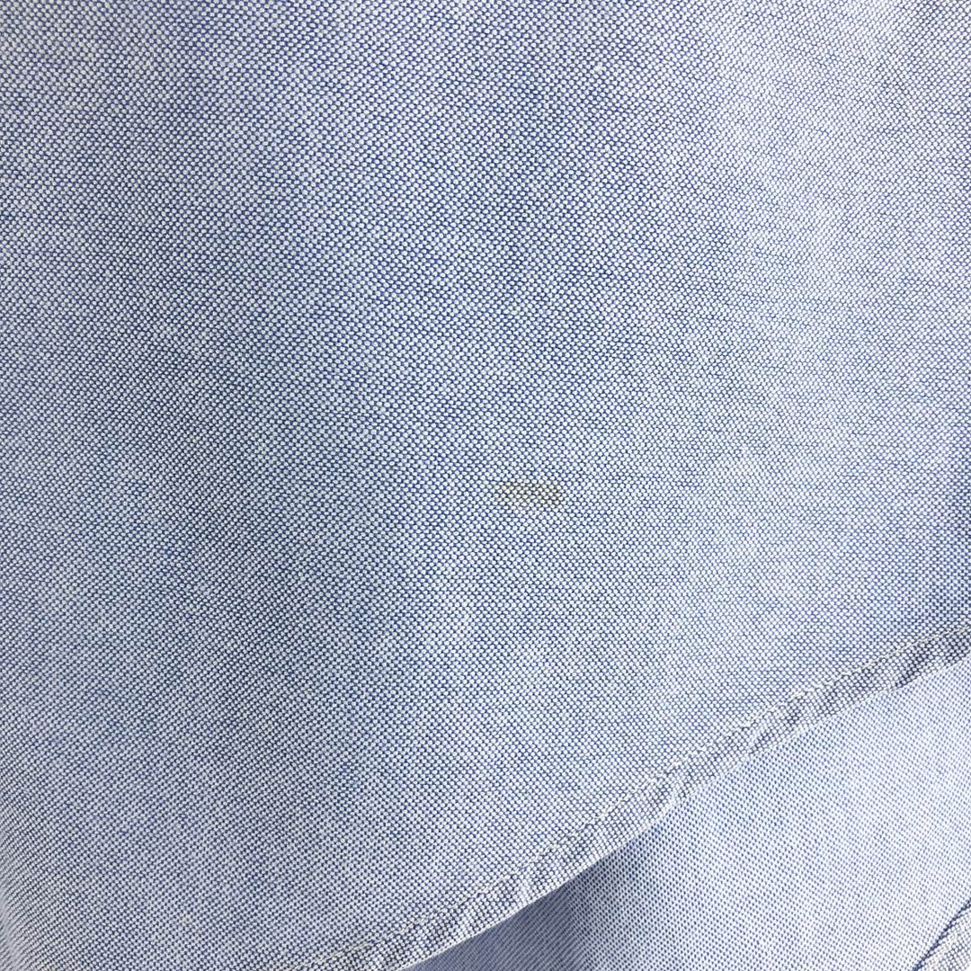 Ralph Lauren YARMOUTH long sleeve button down shirt, men's size L cotton Blue type light blue Vintage Second Hand
