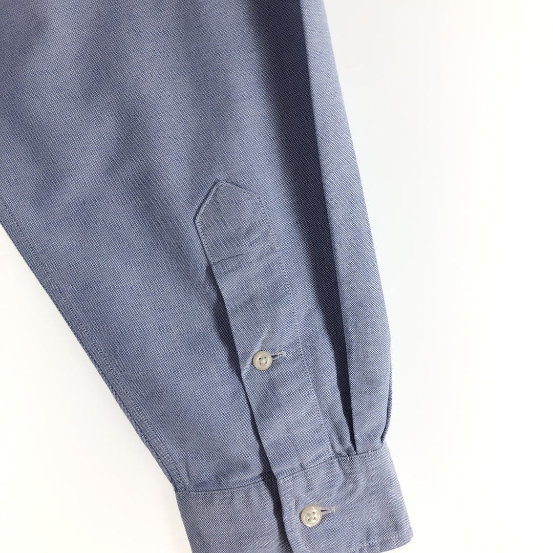 Ralph Lauren YARMOUTH long sleeve button down shirt, men's size L cotton Blue type light blue Vintage Second Hand