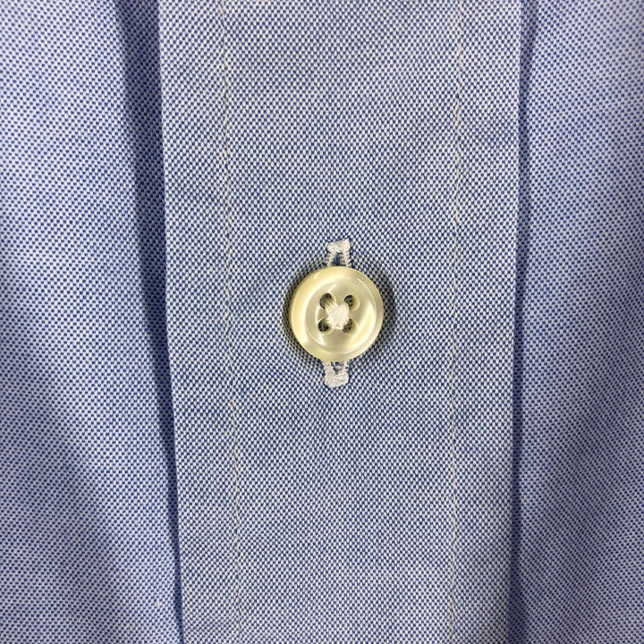 Ralph Lauren YARMOUTH long sleeve button down shirt, men's size L cotton Blue type light blue Vintage Second Hand