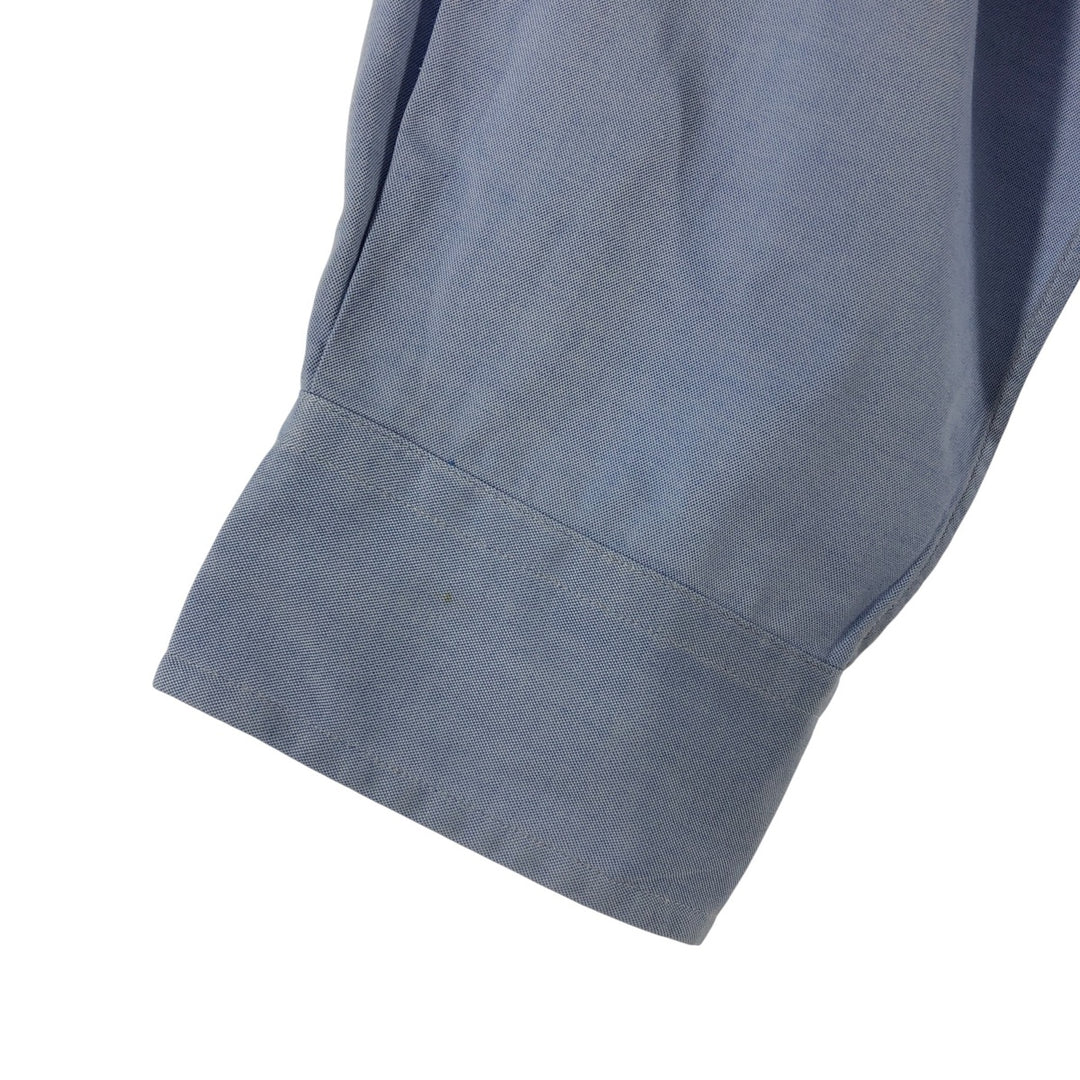 Ralph Lauren YARMOUTH long sleeve button down shirt, men's size L cotton Blue type light blue Vintage Second Hand