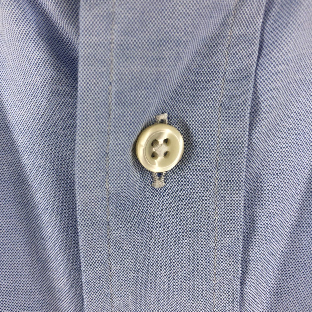 Ralph Lauren YARMOUTH long sleeve button down shirt, men's size L cotton Blue type light blue Vintage Second Hand