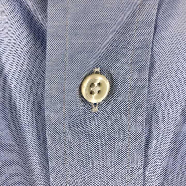 Ralph Lauren YARMOUTH long sleeve button down shirt, men's size L cotton Blue type light blue Vintage Second Hand