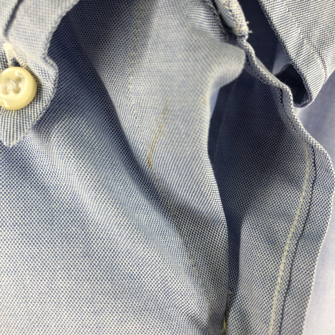 Ralph Lauren YARMOUTH long sleeve button down shirt, men's size L cotton Blue type light blue Vintage Second Hand