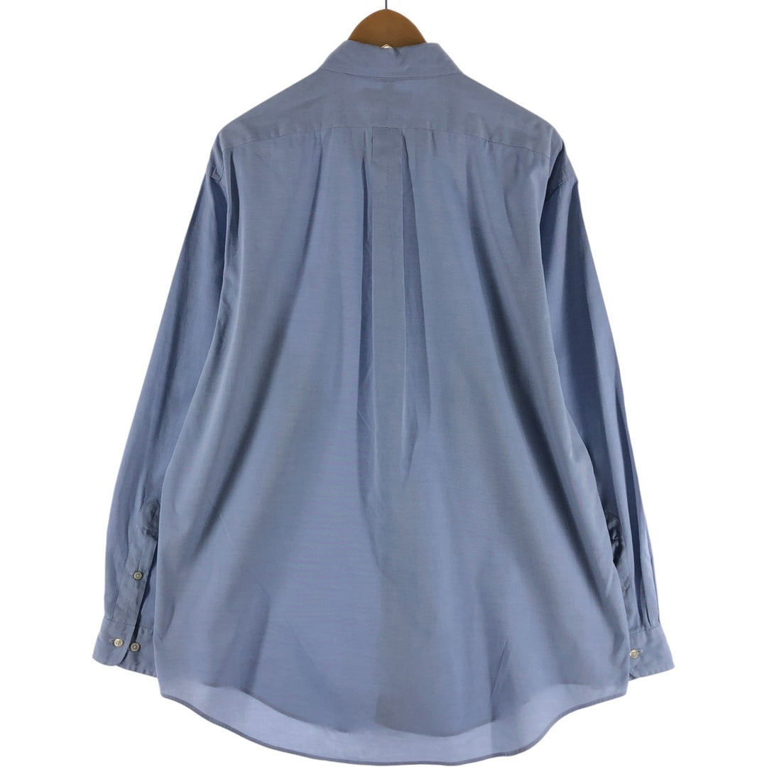 Ralph Lauren Classic Fit Long Sleeve Button Down Shirt, Men's Size L cotton Blue type light blue Vintage Second Hand