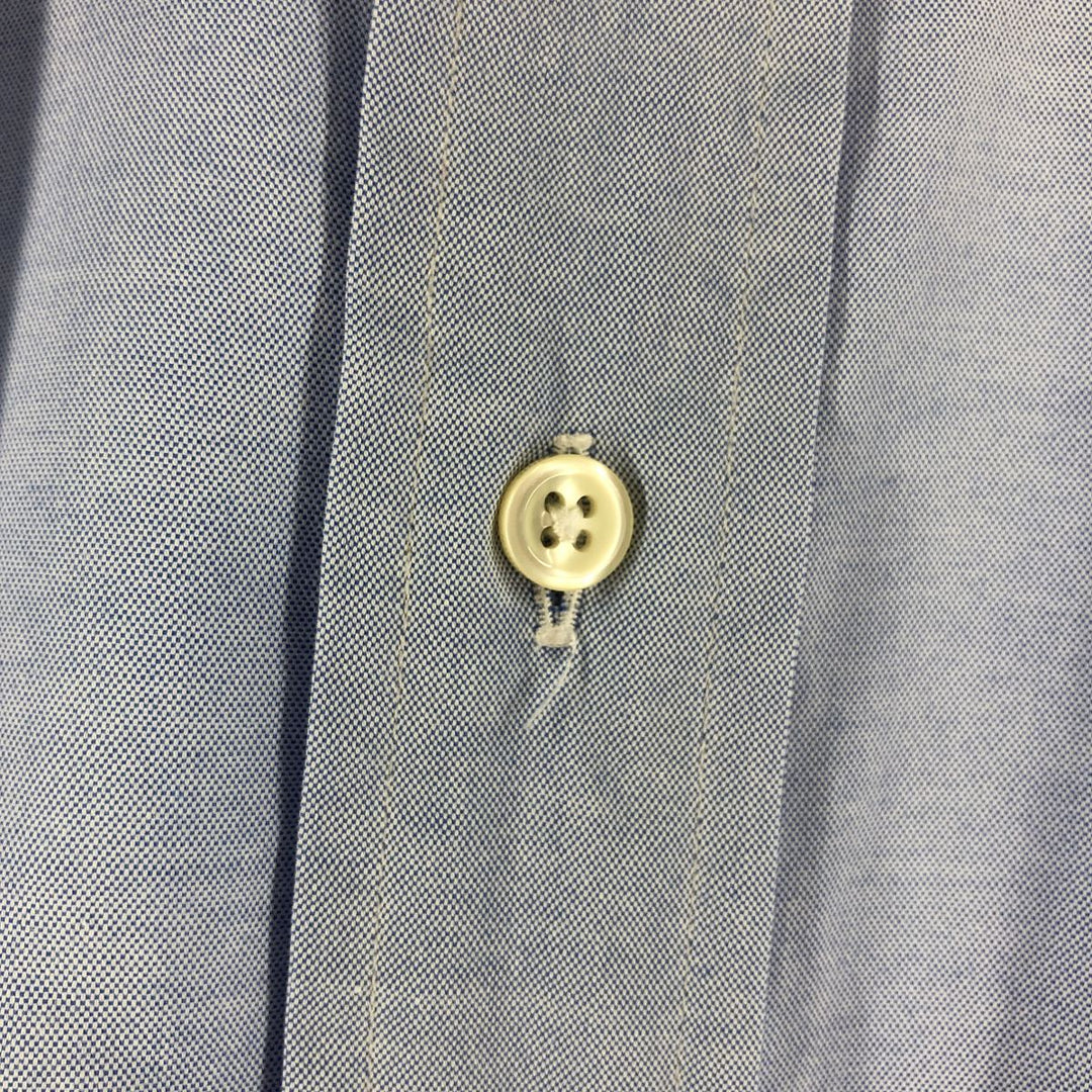 Ralph Lauren Classic Fit Long Sleeve Button Down Shirt, Men's Size L cotton Blue type light blue Vintage Second Hand
