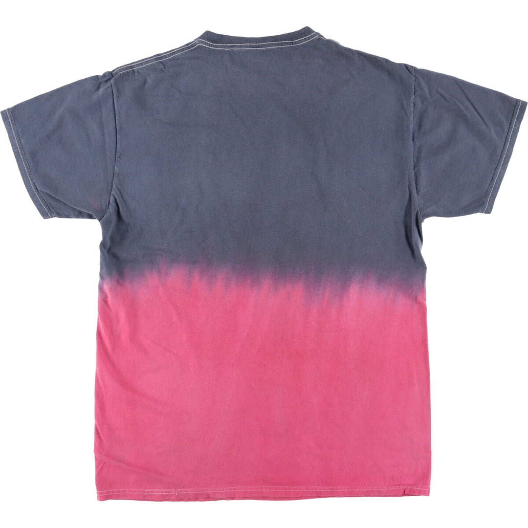 METALLICA Metallica Tie-dye Pattern Band T-shirt Band Tee Men's M size cotton Charcoal Vintage Second Hand