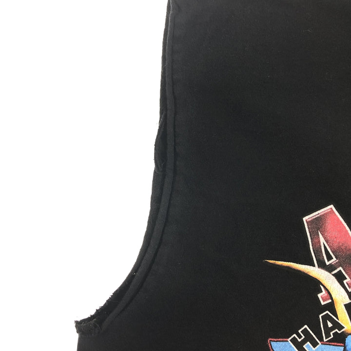 00'S Harley-Davidson Motorcycle Bike T-shirt Made in USA Men's L size cotton black type Vintage Second Hand