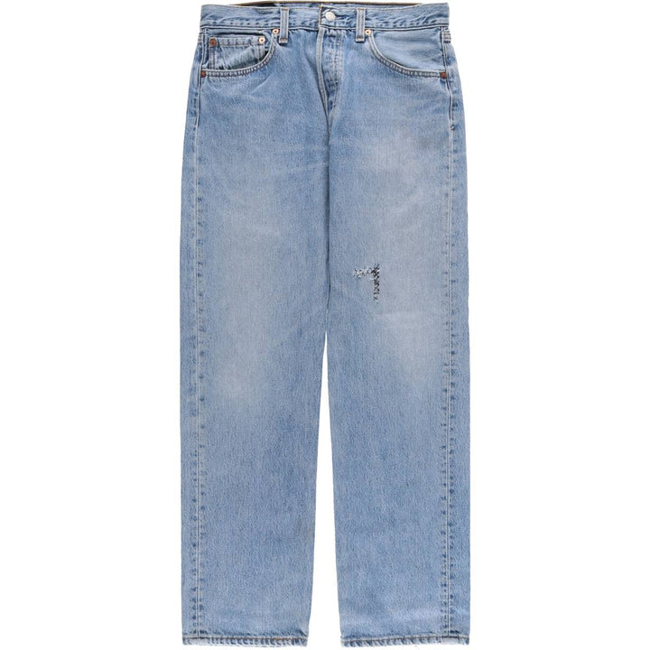 90'S Levi's 501-0193 Straight Denim Pants Made in USA Men's W31 Vintage cotton Blue type light blue Vintage Second Hand