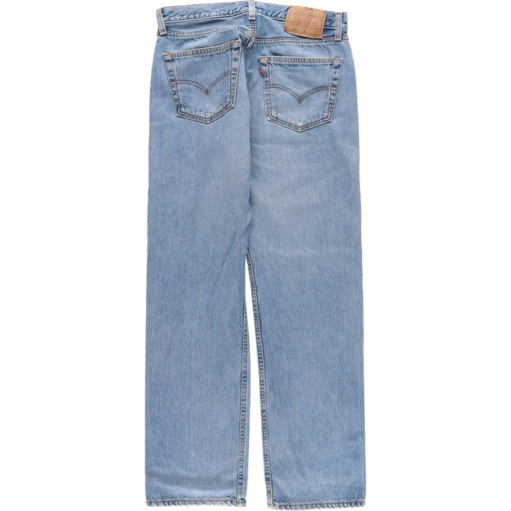 90'S Levi's 501-0193 Straight Denim Pants Made in USA Men's W31 Vintage cotton Blue type light blue Vintage Second Hand