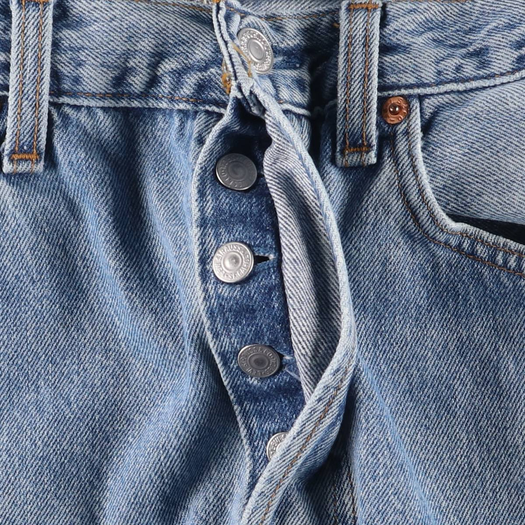 90'S Levi's 501-0193 Straight Denim Pants Made in USA Men's W31 Vintage cotton Blue type light blue Vintage Second Hand