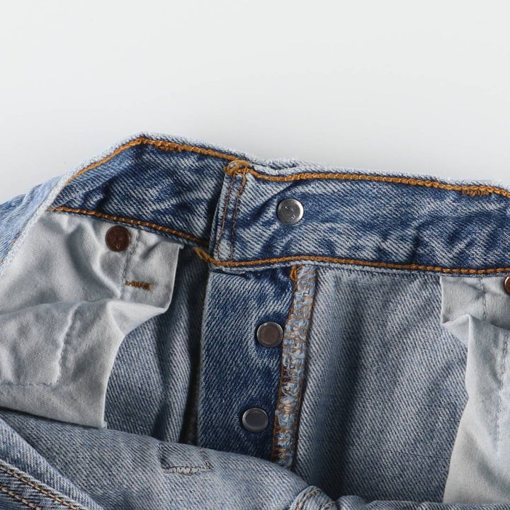 90'S Levi's 501-0193 Straight Denim Pants Made in USA Men's W31 Vintage cotton Blue type light blue Vintage Second Hand
