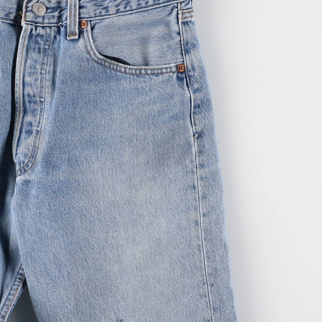 90'S Levi's 501-0193 Straight Denim Pants Made in USA Men's W31 Vintage cotton Blue type light blue Vintage Second Hand