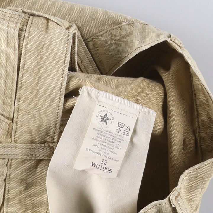 90'S Carhartt Duck Painter Shorts, Made in USA, Men's, W32, Vintage cotton Beige type Vintage Second Hand