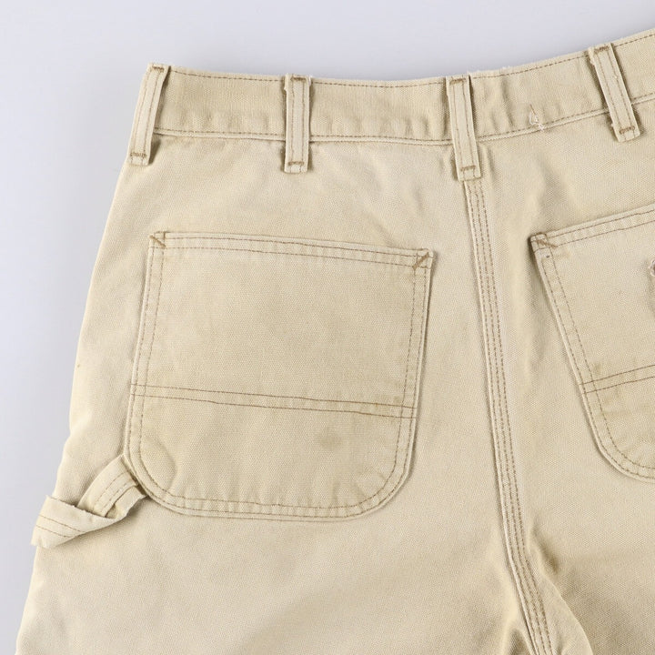 90'S Carhartt Duck Painter Shorts, Made in USA, Men's, W32, Vintage cotton Beige type Vintage Second Hand
