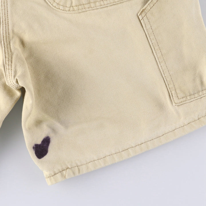 90'S Carhartt Duck Painter Shorts, Made in USA, Men's, W32, Vintage cotton Beige type Vintage Second Hand