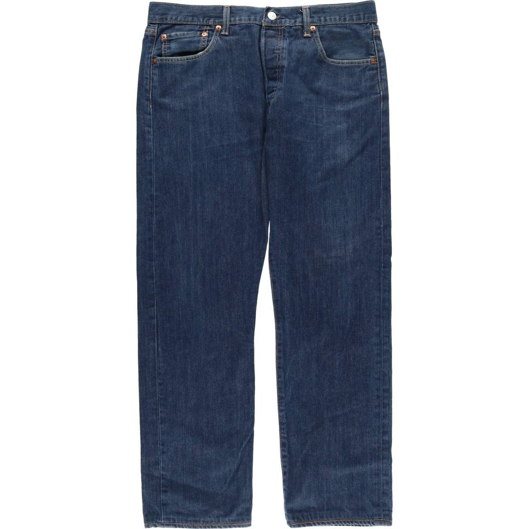 Levi's 501 straight denim pants for men, size W34 cotton blue type Vintage Second Hand