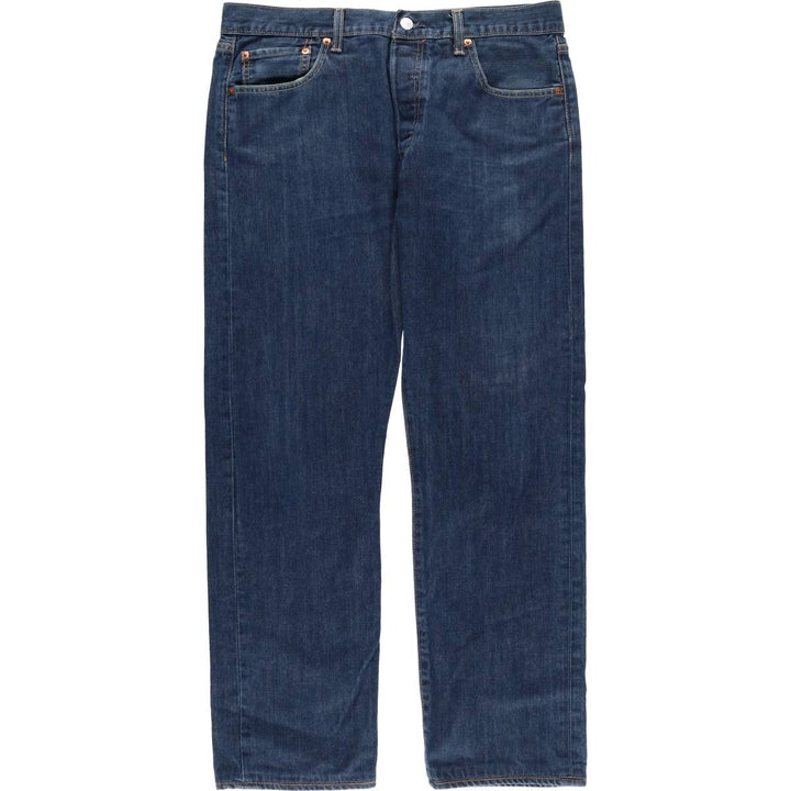 Levi's 501 straight denim pants for men, size W34 cotton blue type Vintage Second Hand
