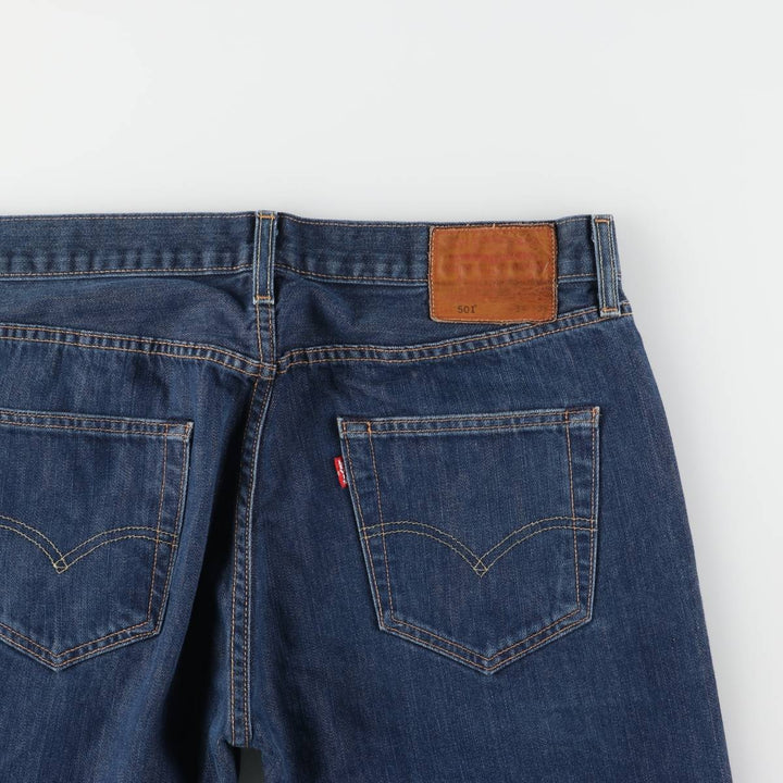 Levi's 501 straight denim pants for men, size W34 cotton blue type Vintage Second Hand