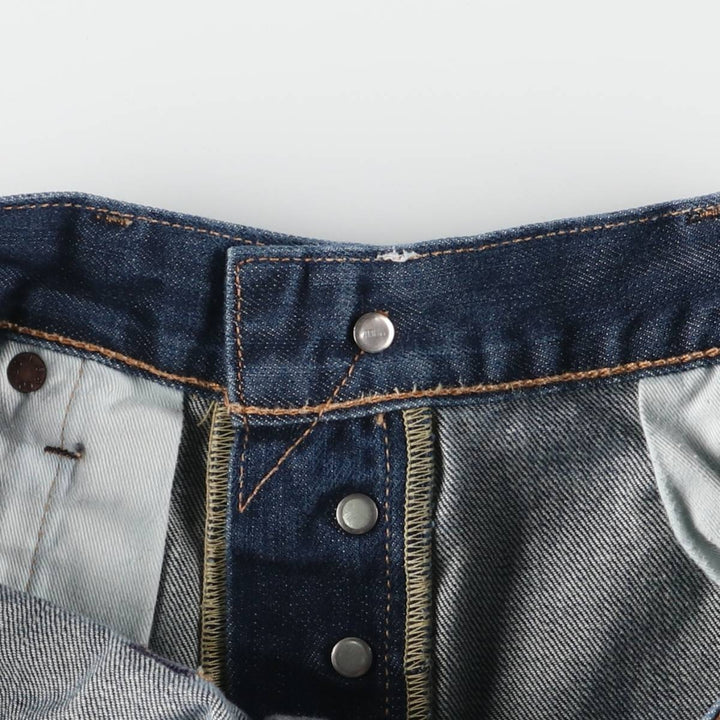 Levi's 501 straight denim pants for men, size W34 cotton blue type Vintage Second Hand