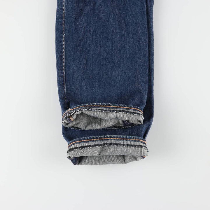 Levi's 501 straight denim pants for men, size W34 cotton blue type Vintage Second Hand