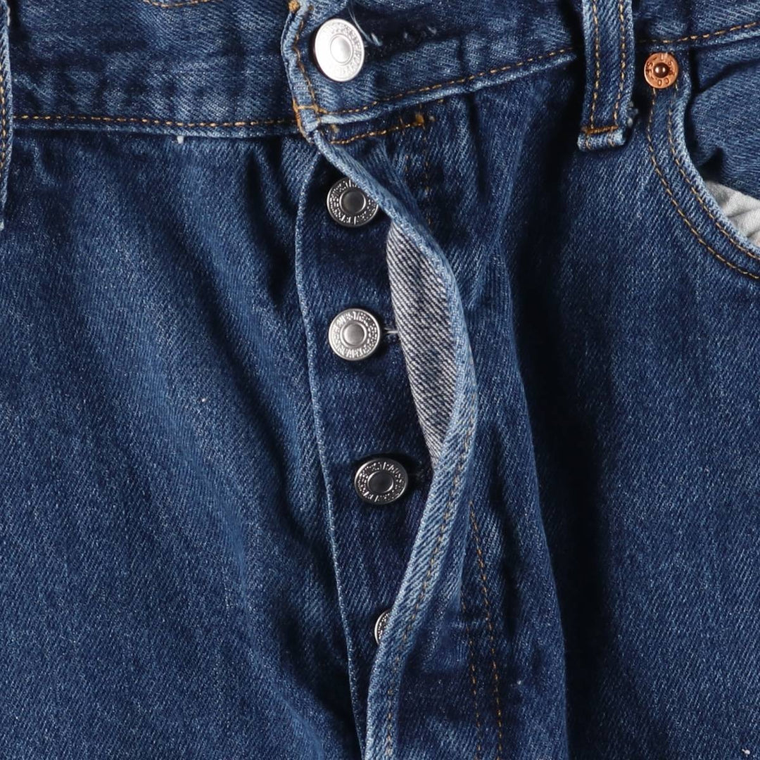 Levi's 501 straight denim pants for men, size W37 cotton blue type Vintage Second Hand