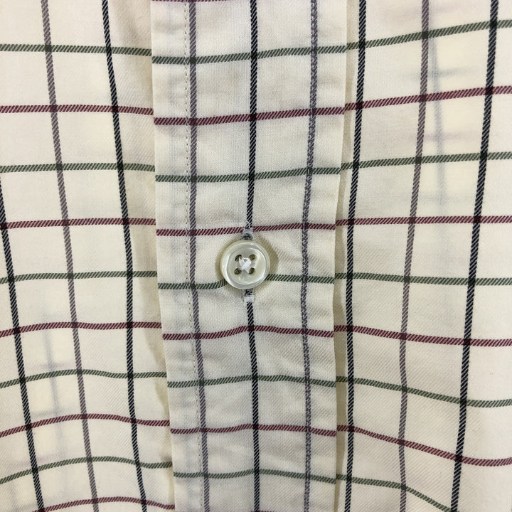 Ralph Lauren Classic Fit Long Sleeve Button Down Check Shirt Men's XL cotton Vintage Second Hand