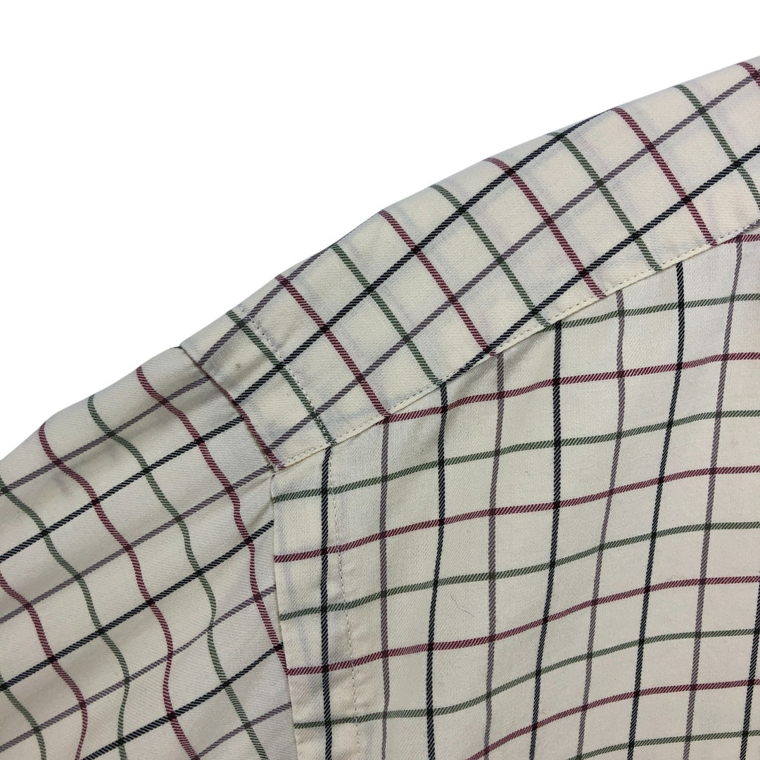 Ralph Lauren Classic Fit Long Sleeve Button Down Check Shirt Men's XL cotton Vintage Second Hand