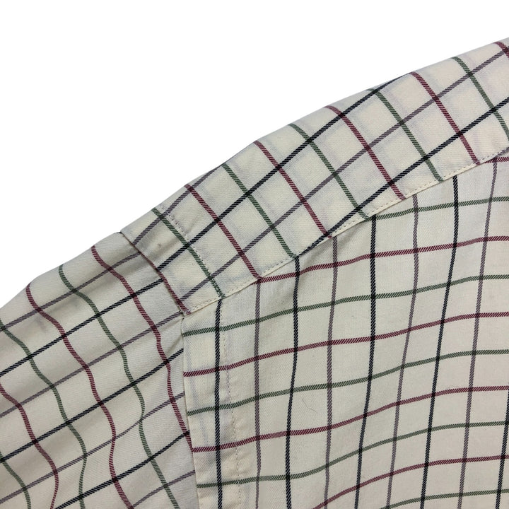 Ralph Lauren Classic Fit Long Sleeve Button Down Check Shirt Men's XL cotton Vintage Second Hand