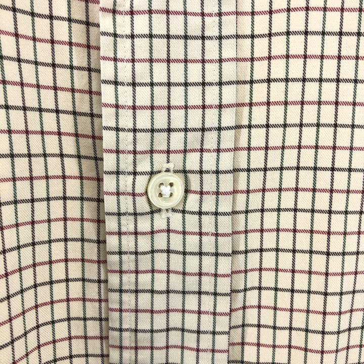 Ralph Lauren Classic Fit Long Sleeve Button Down Check Shirt Men's XL cotton Vintage Second Hand