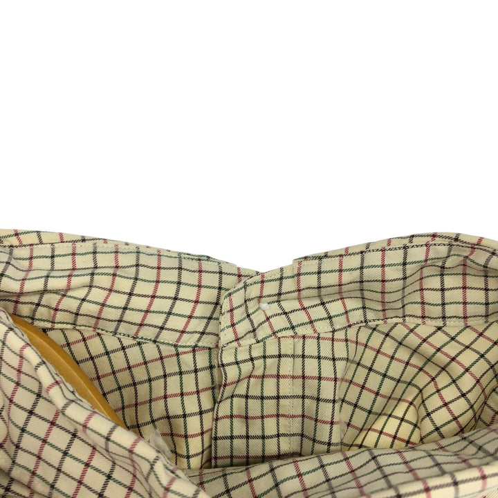 Ralph Lauren Classic Fit Long Sleeve Button Down Check Shirt Men's XL cotton Vintage Second Hand