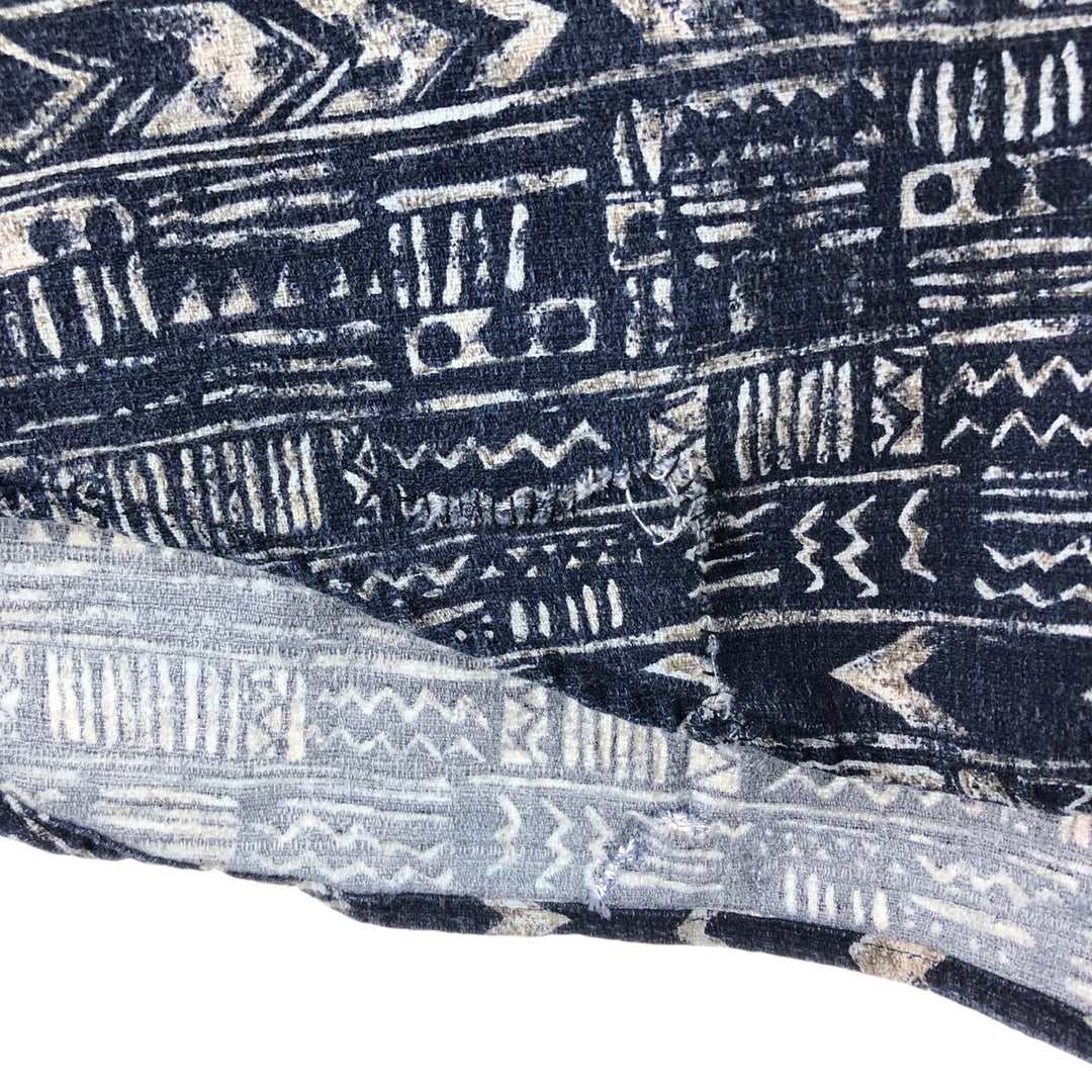 Columbia Sportswear Company All-over Hawaiian Aloha Shirt, Men's XL cotton blue type Vintage Second Hand
