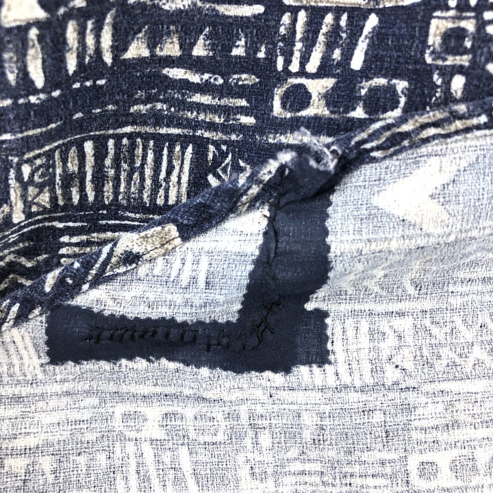 Columbia Sportswear Company All-over Hawaiian Aloha Shirt, Men's XL cotton blue type Vintage Second Hand