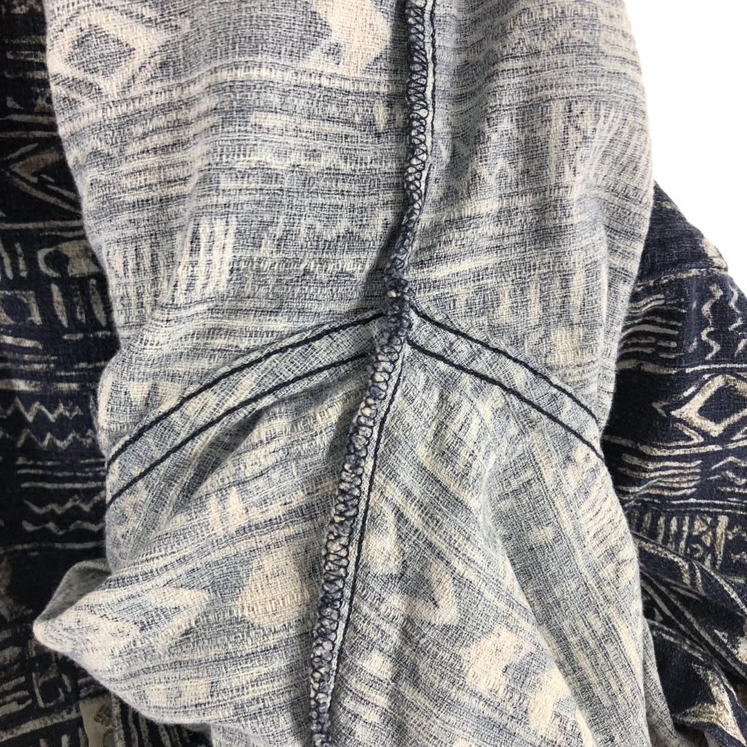 Columbia Sportswear Company All-over Hawaiian Aloha Shirt, Men's XL cotton blue type Vintage Second Hand