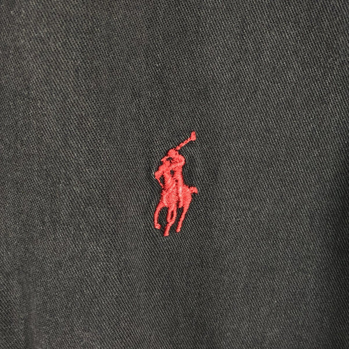 Ralph Lauren long sleeve button down shirt, men's size M cotton black type Vintage Second Hand