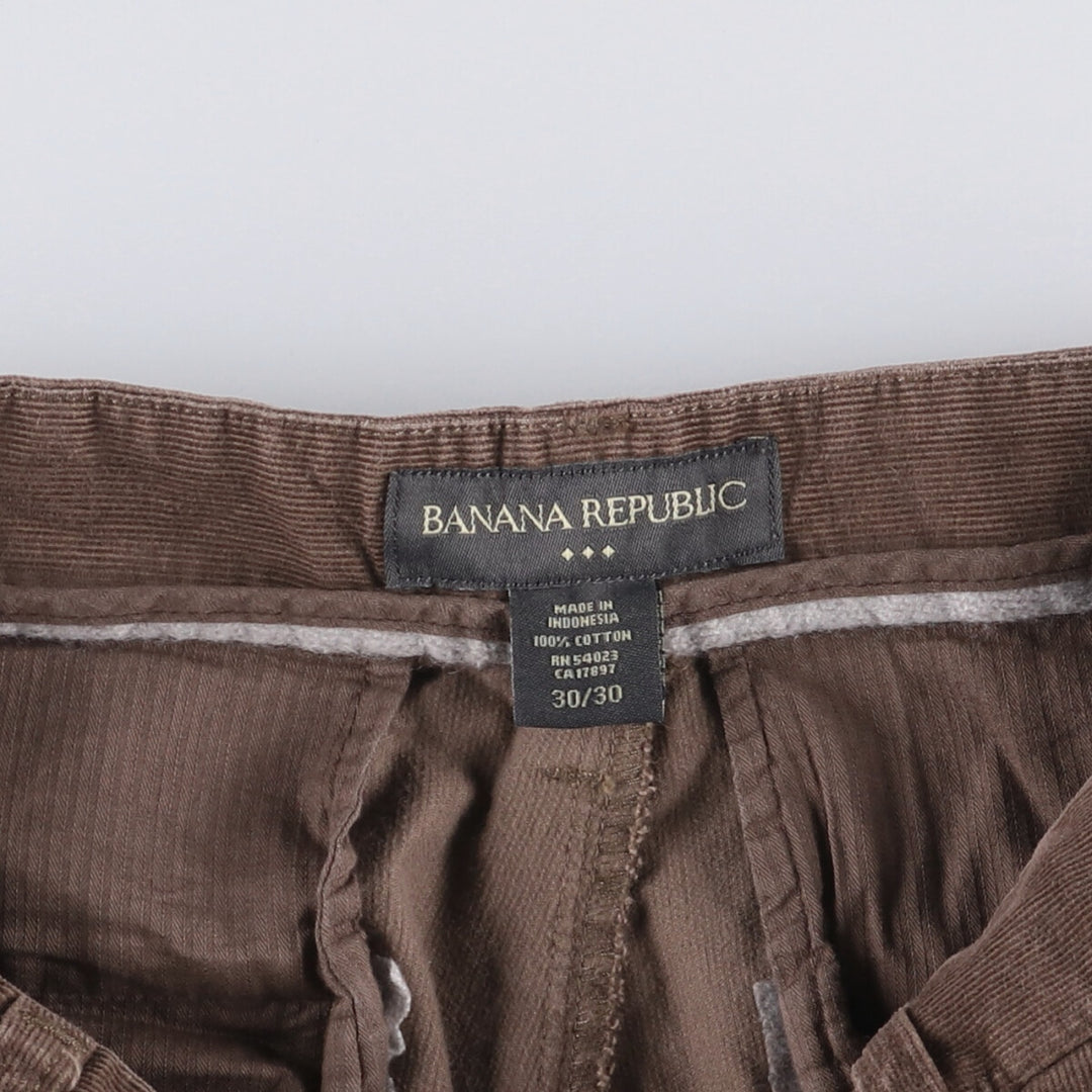 00'S Banana Republic Corduroy Pants Men's W31 cotton brown type Vintage Second Hand