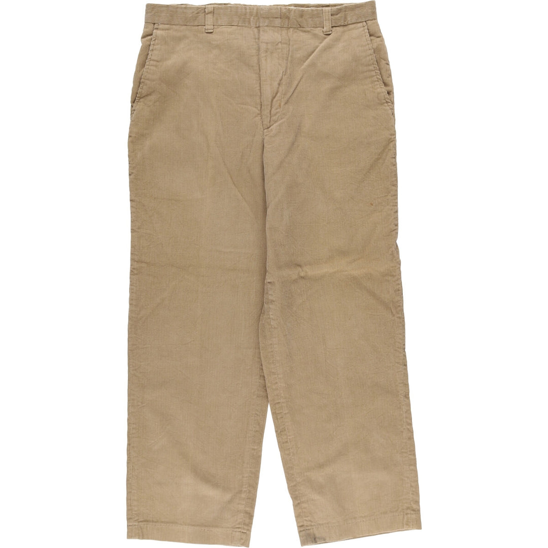 Corduroy pants for men, equivalent to W33 cotton Beige type Vintage Second Hand