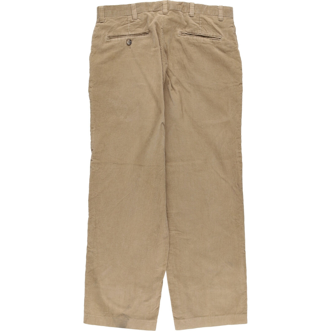 Corduroy pants for men, equivalent to W33 cotton Beige type Vintage Second Hand