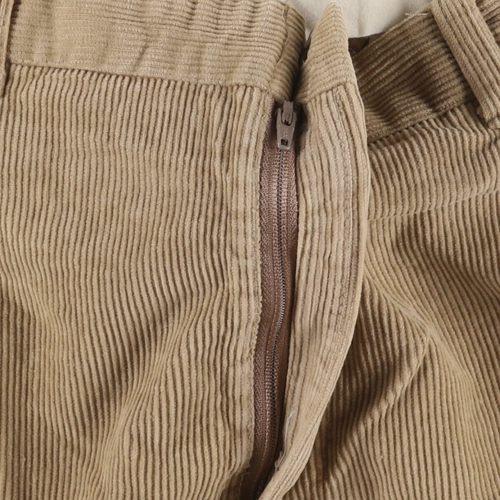 Corduroy pants for men, equivalent to W33 cotton Beige type Vintage Second Hand